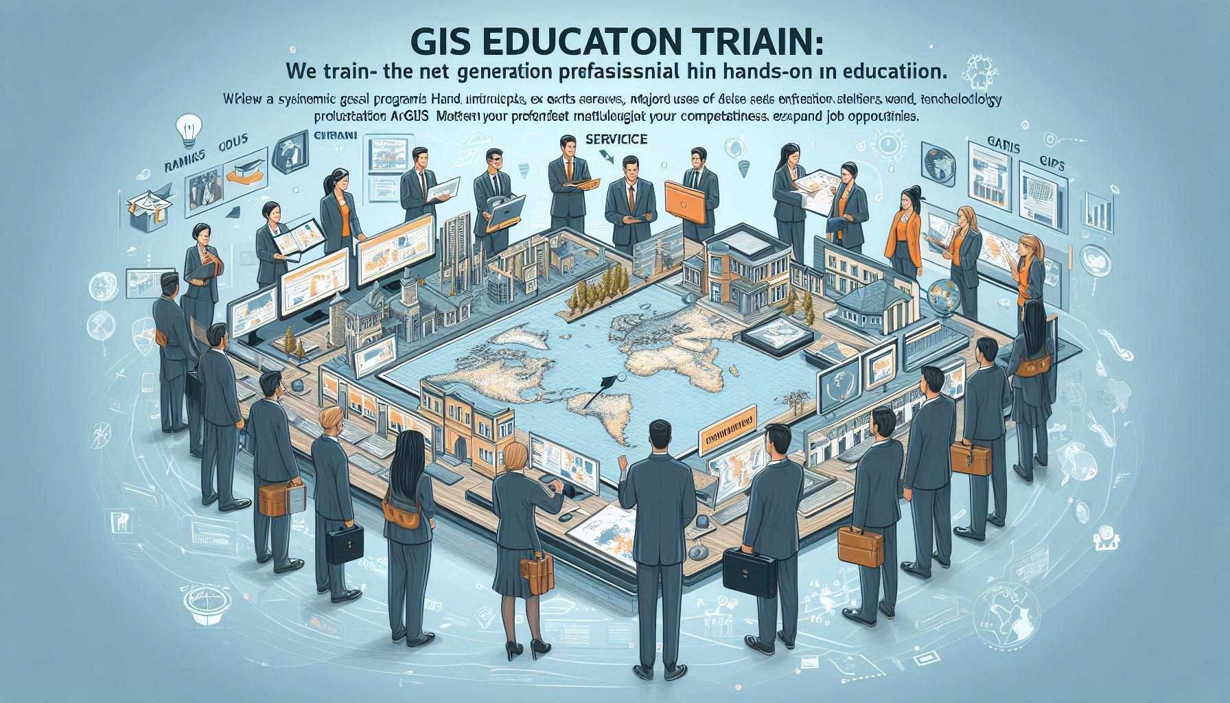 GIS 교육 현장