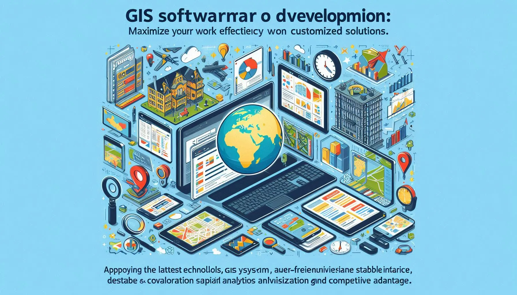 GIS 소프트웨어 개발 화면